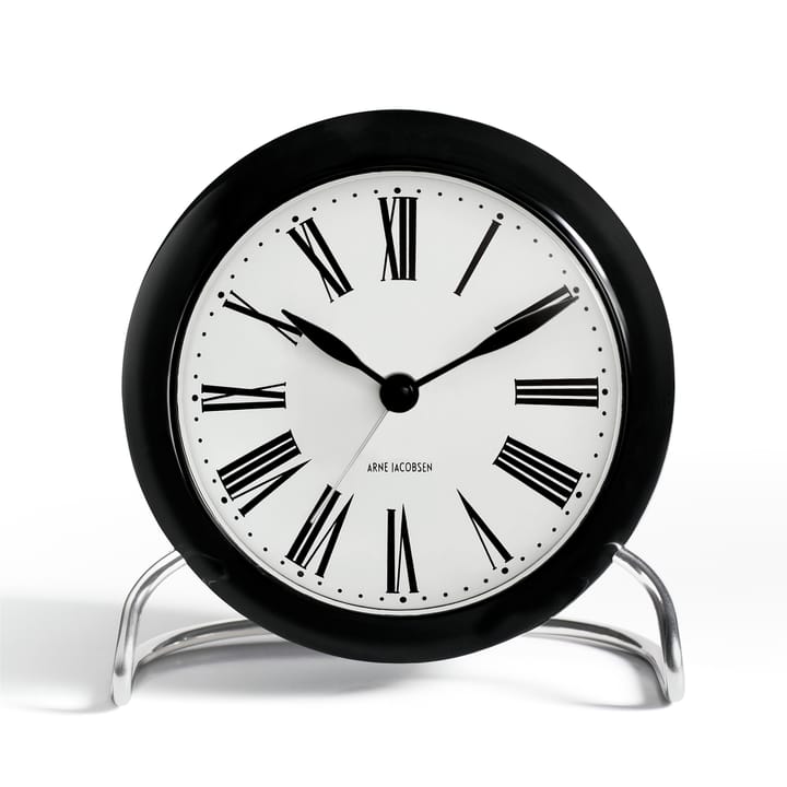 AJ Roman bordklokke - svart - Arne Jacobsen Clocks