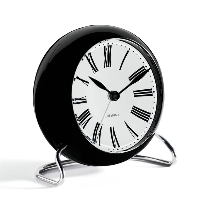 AJ Roman bordklokke - svart - Arne Jacobsen Clocks