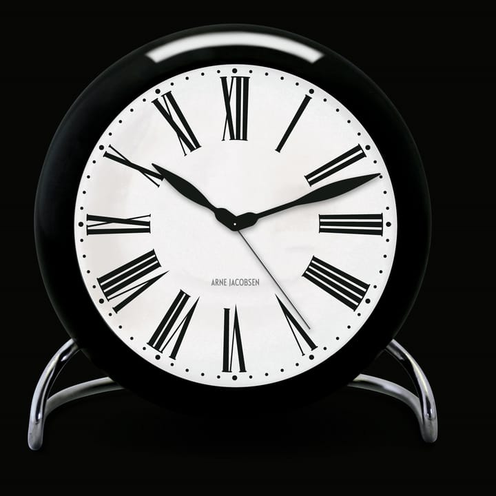 AJ Roman bordklokke - svart - Arne Jacobsen Clocks