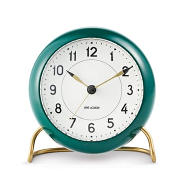AJ Station bordklokke grønn - grønn - Arne Jacobsen Clocks