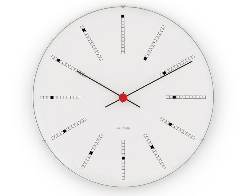 Arne Jacobsen Clocks Arne Jacobsen Bankers klokke 160 mm