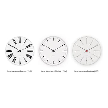 Arne Jacobsen Bankers klokke - Ø 290 mm - Arne Jacobsen Clocks