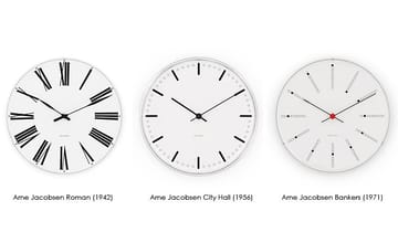 Arne Jacobsen City Hall klokke - Ø 160 mm - Arne Jacobsen Clocks