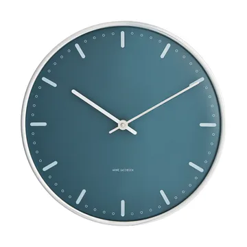 Arne Jacobsen City Hall klokke - Blå, Ø29 cm - Arne Jacobsen Clocks