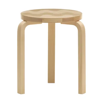 Artek + Marimekko Stool 60 Lokki krakk - Bjørk - Artek