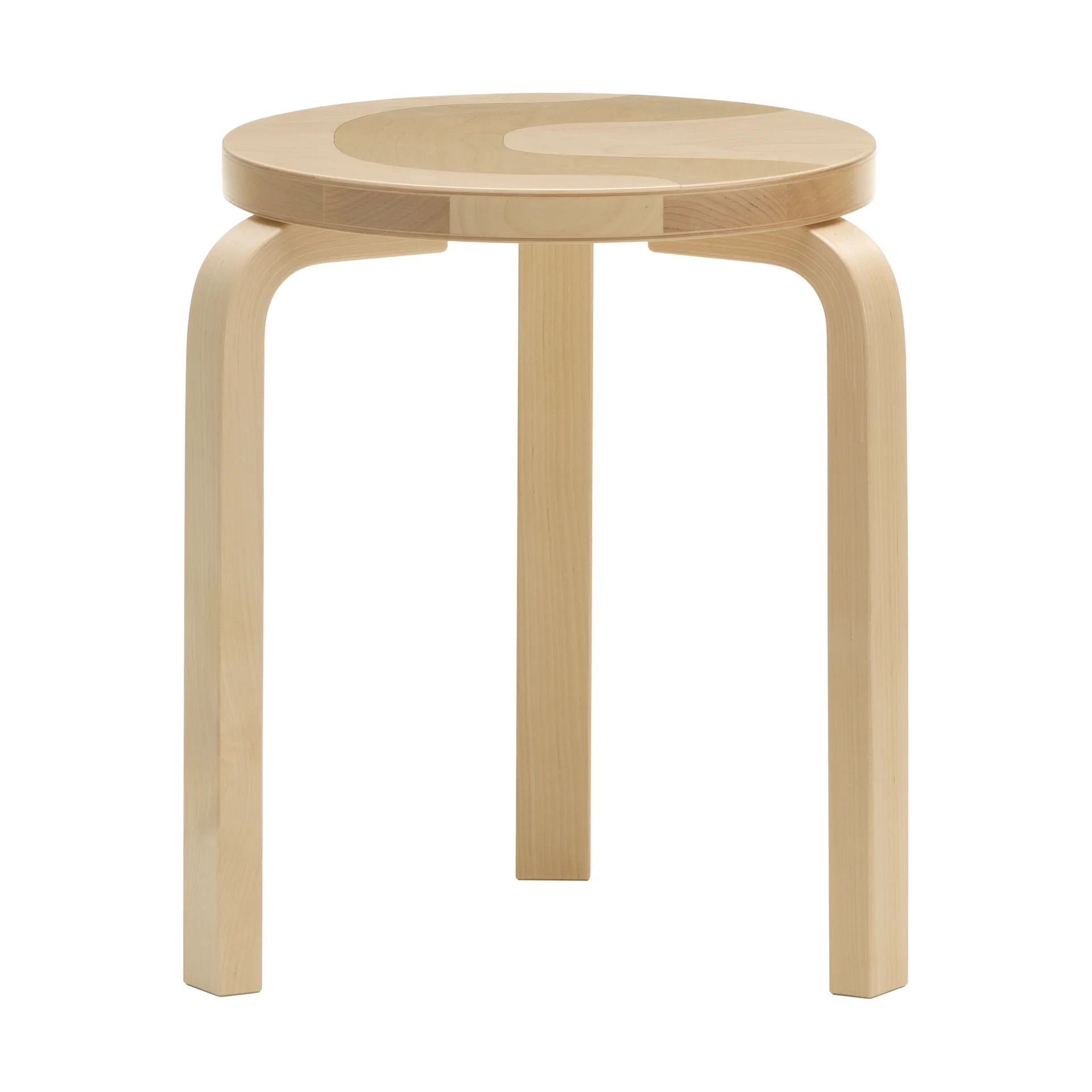 Artek + Marimekko Stool 60 Seireeni krakk, Bjørk Artek