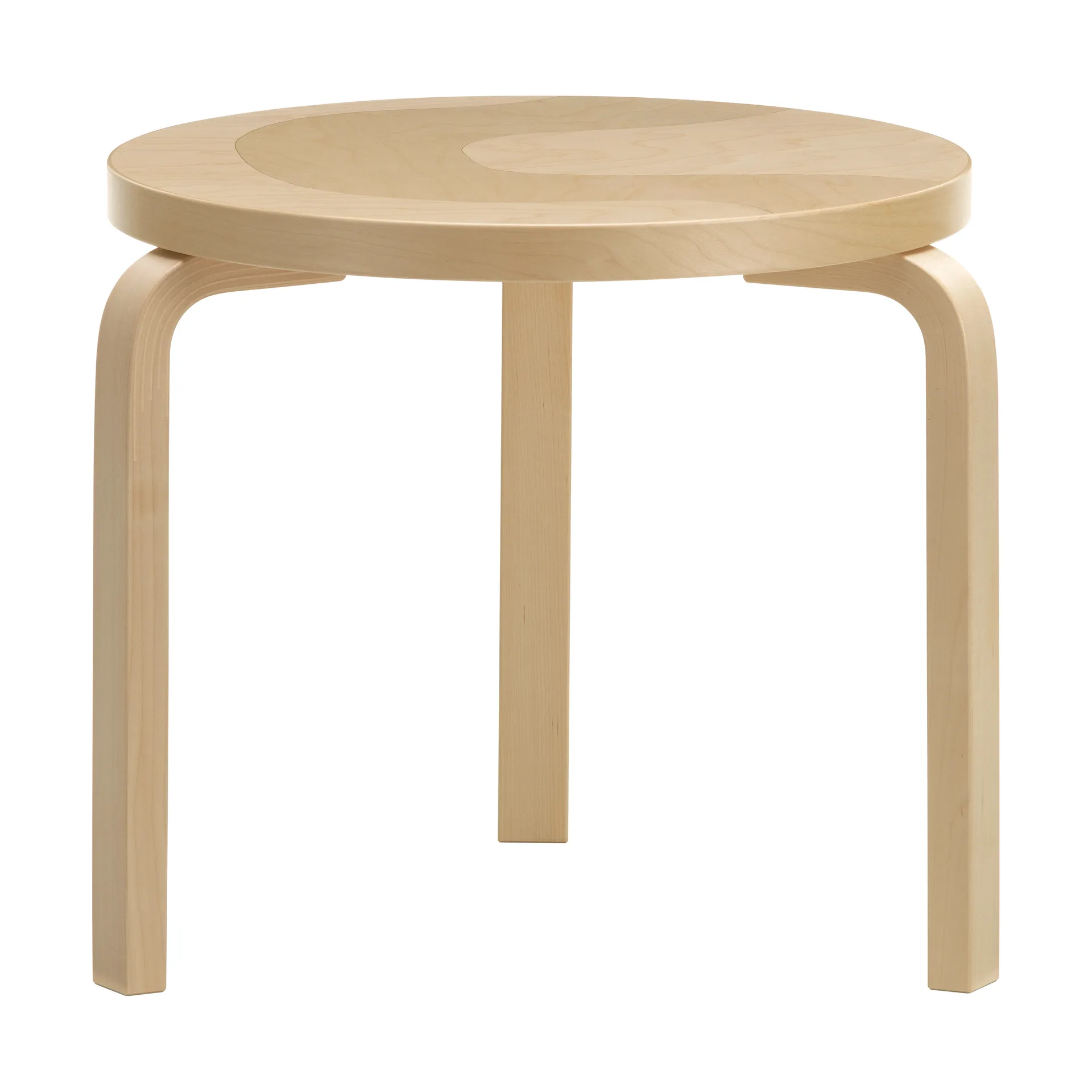 Artek + Marimekko Table 90D Seireeni bord, Bjørk Artek