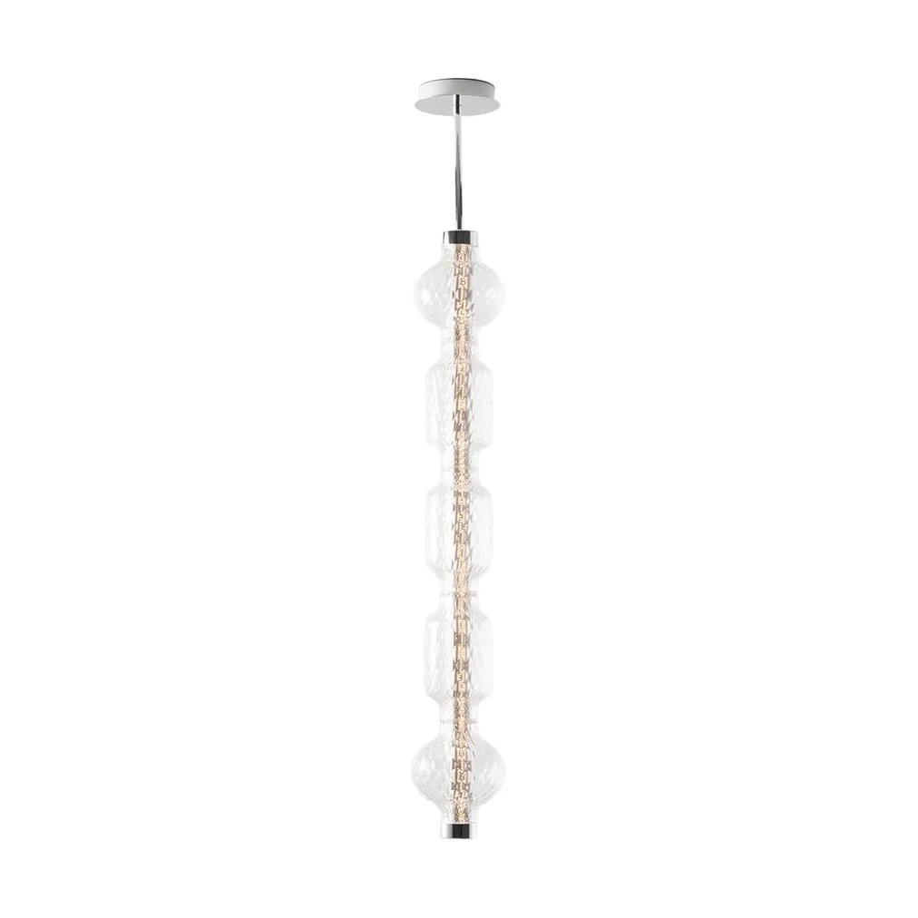 Alambicco vertikal pendel, 5 glasskupler Artemide