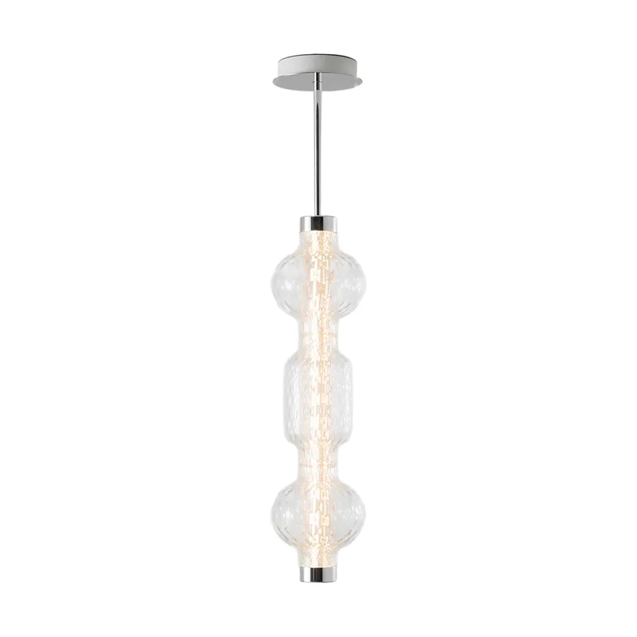 Alambicco vertikal pendel, appstyrt, 3 glasskupler Artemide