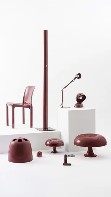Dedalino pennekopp - Ruby red - Artemide