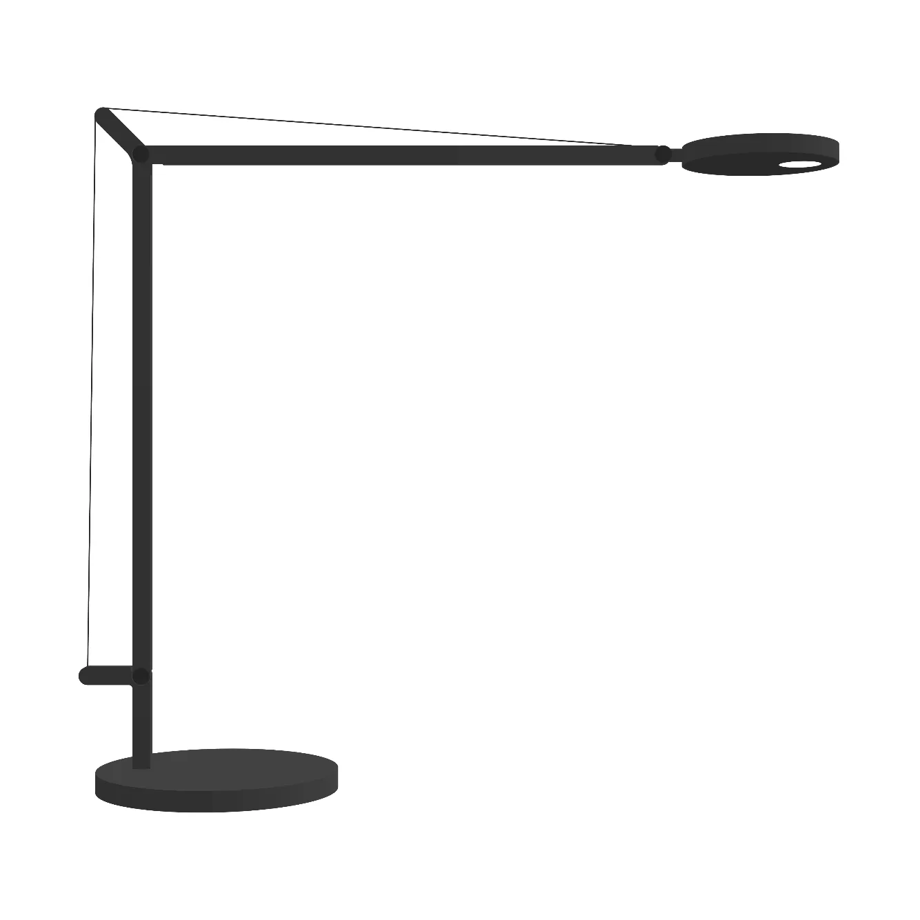 Demetra bordlampe - Glossy black,  Artemide