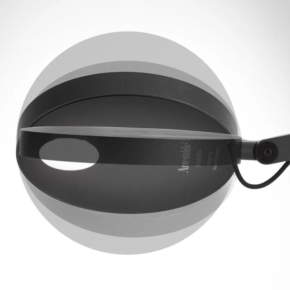 Demetra bordlampe - Glossy black,  Artemide