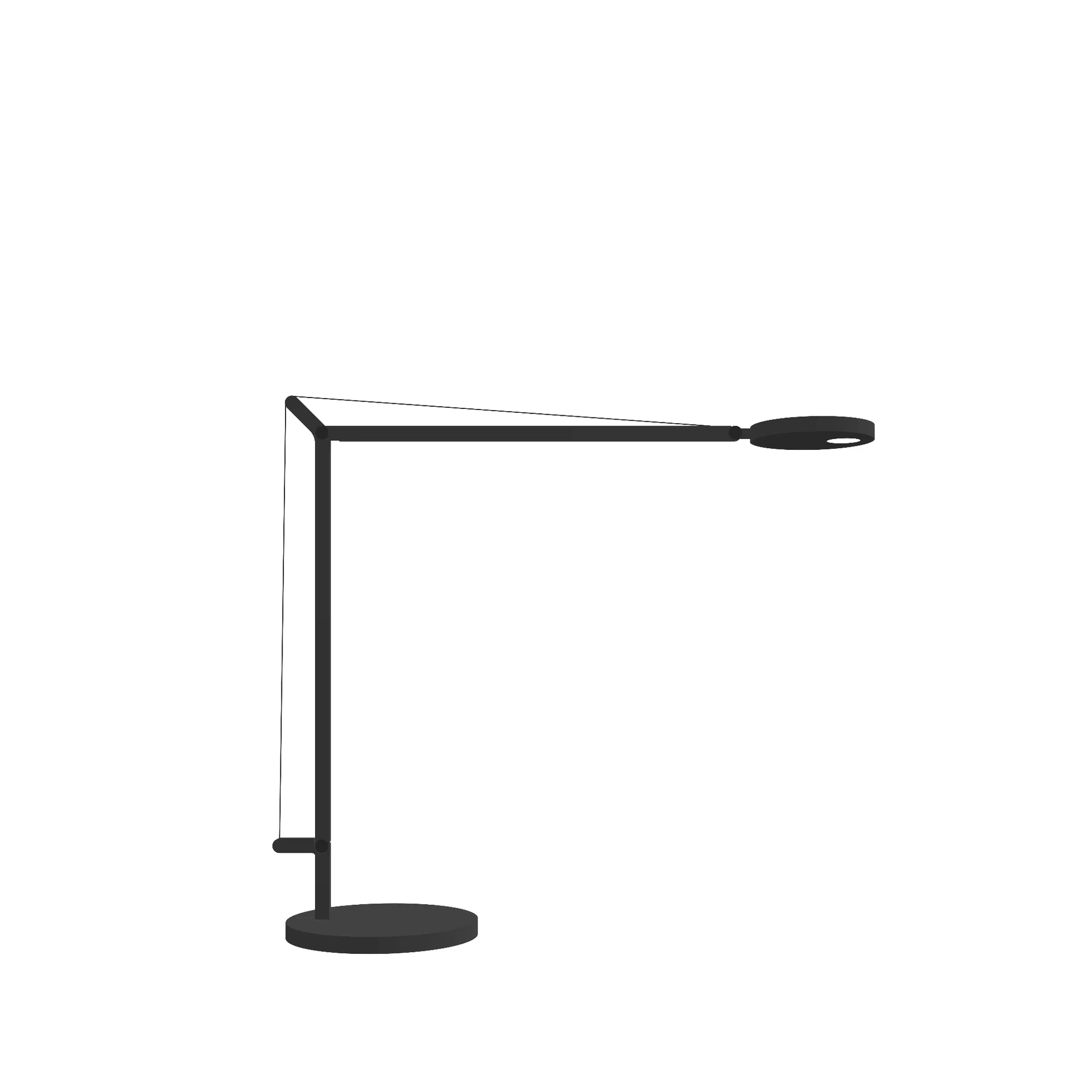 Demetra bordlampe, glossy black Artemide