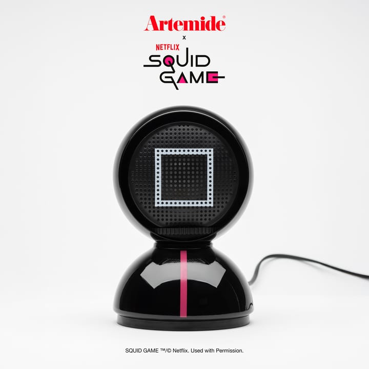 Eclisse x Squid Game bordlampe Special Edition, Guard black Artemide