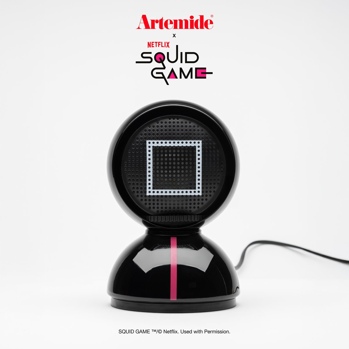 Bilde av Artemide Eclisse x Squid Game bordlampe Special Edition Guard black