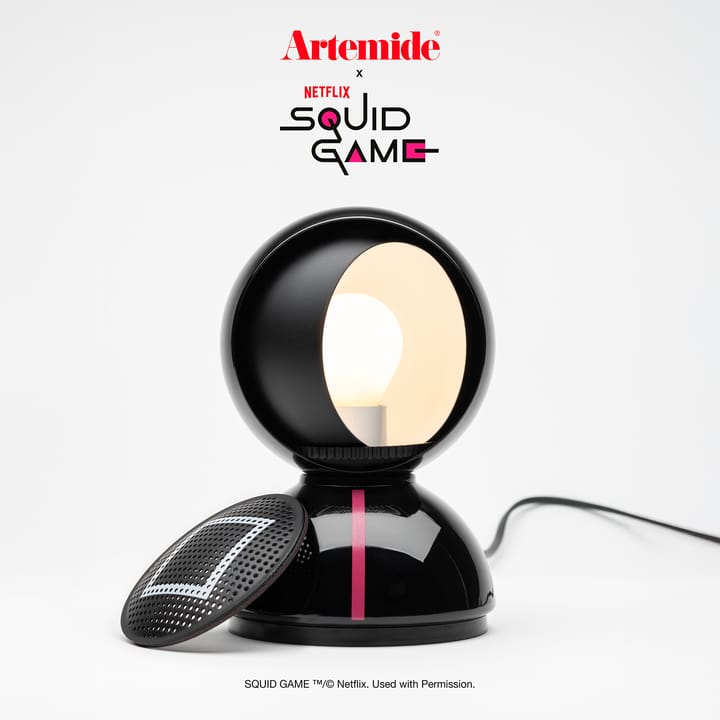 Eclisse x Squid Game bordlampe Special Edition, Guard black Artemide