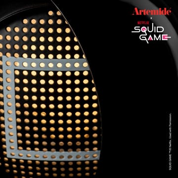 Eclisse x Squid Game bordlampe Special Edition - Guard black - Artemide