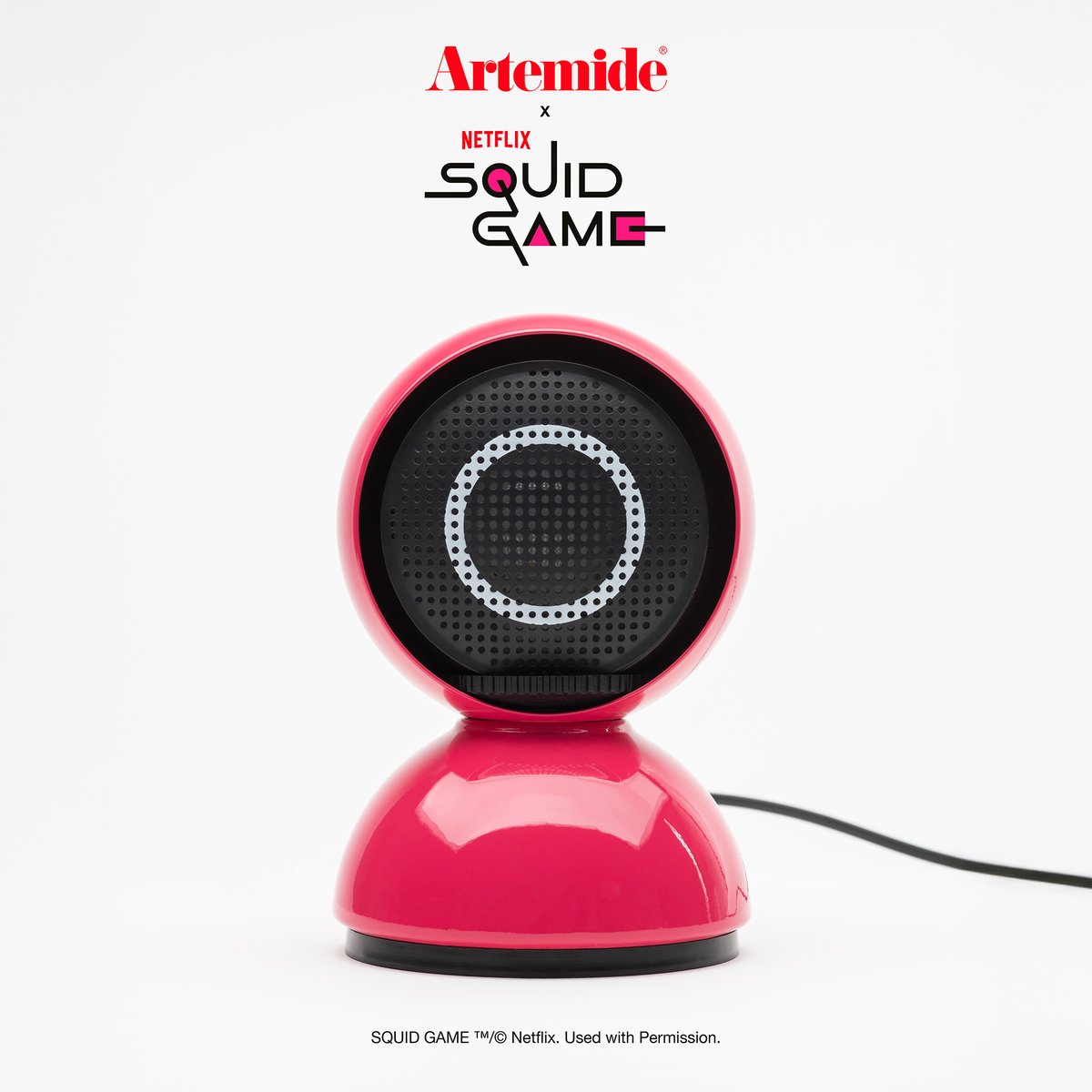 Bilde av Artemide Eclisse x Squid Game bordlampe Special Edition Guard pink
