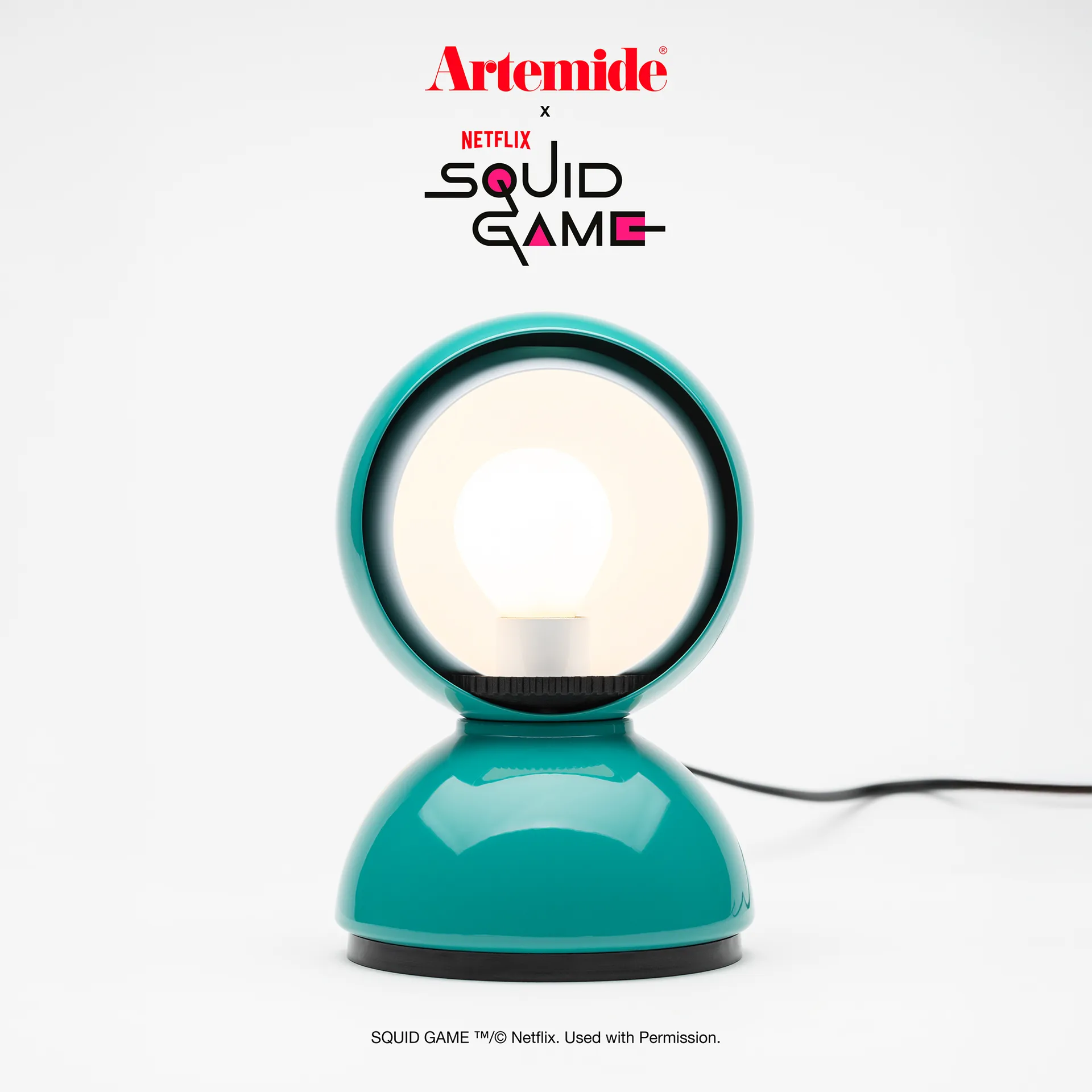 Eclisse x Squid Game bordlampe Special Edition, Player Artemide