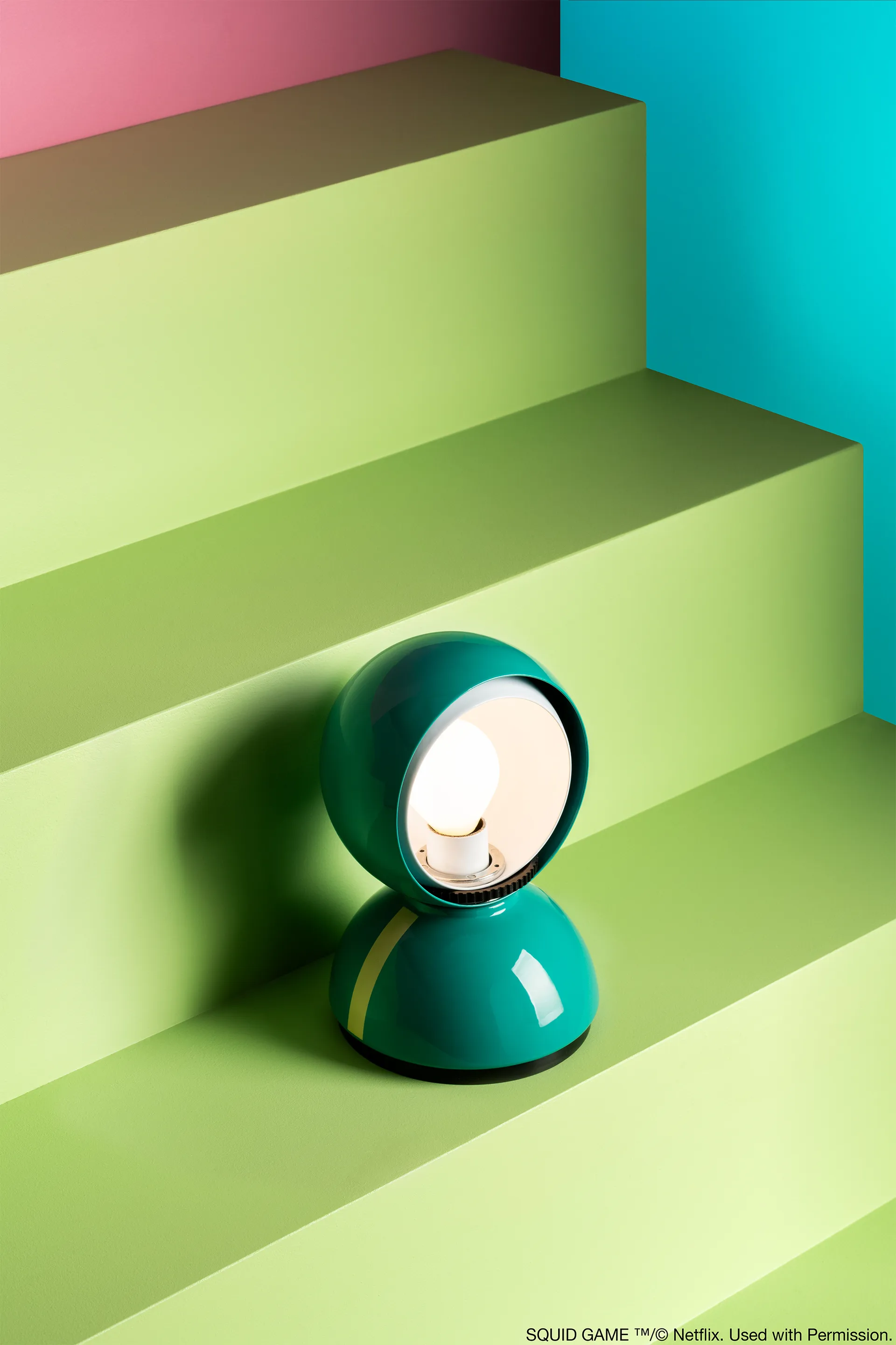 Eclisse x Squid Game bordlampe Special Edition, Player Artemide