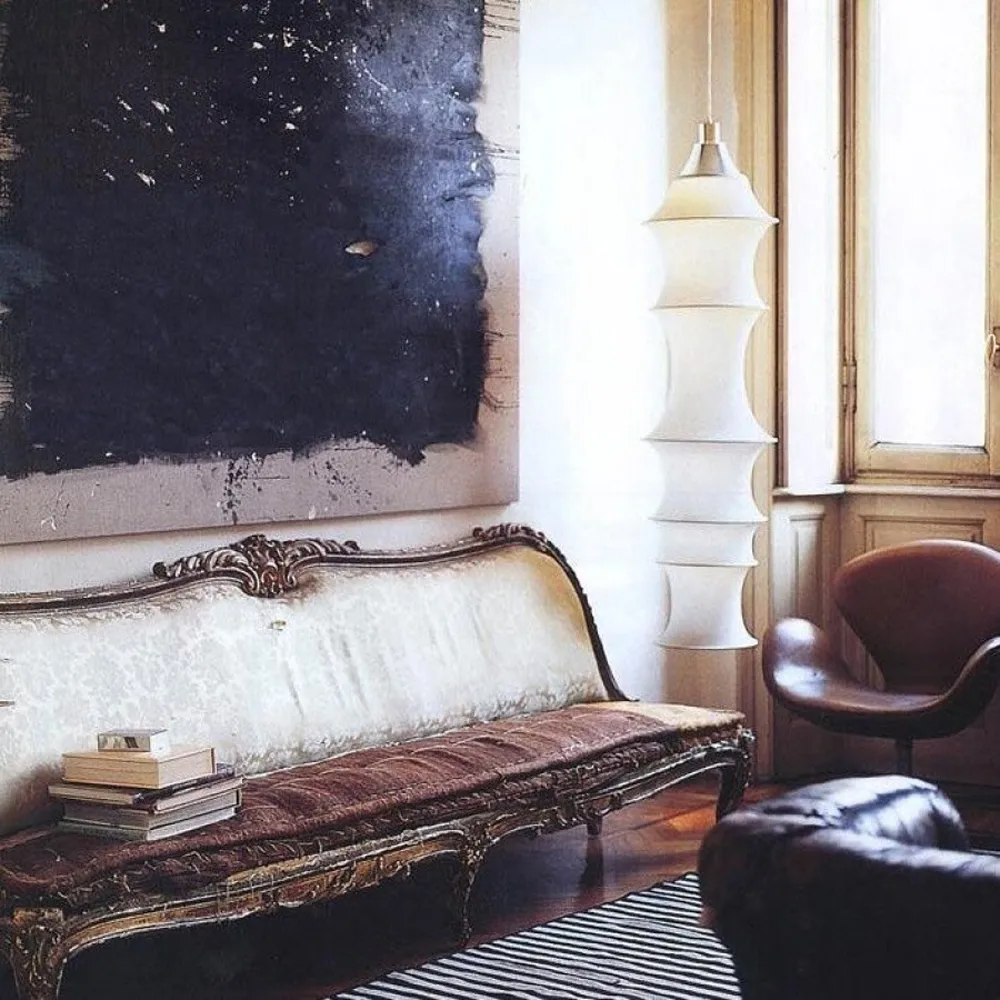 Falkland pendel, 165, hvit Artemide