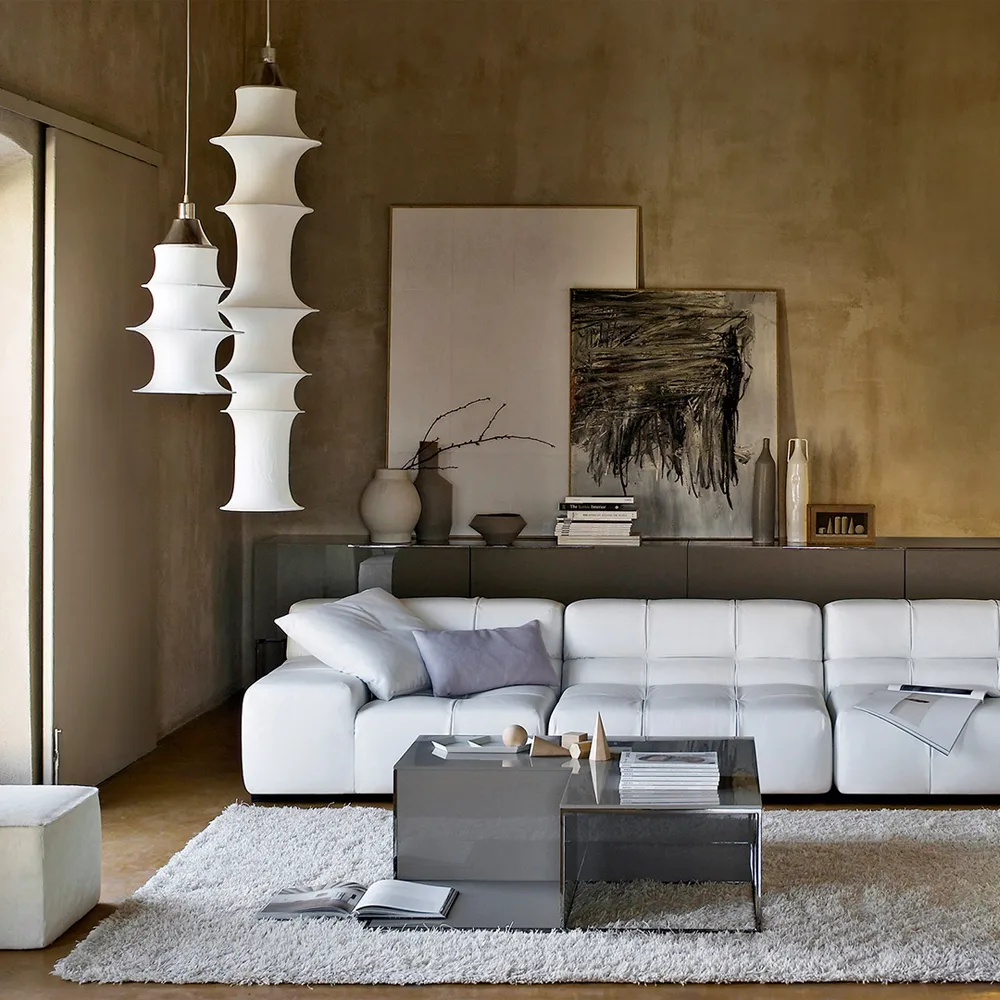 Falkland pendel, 165, hvit Artemide