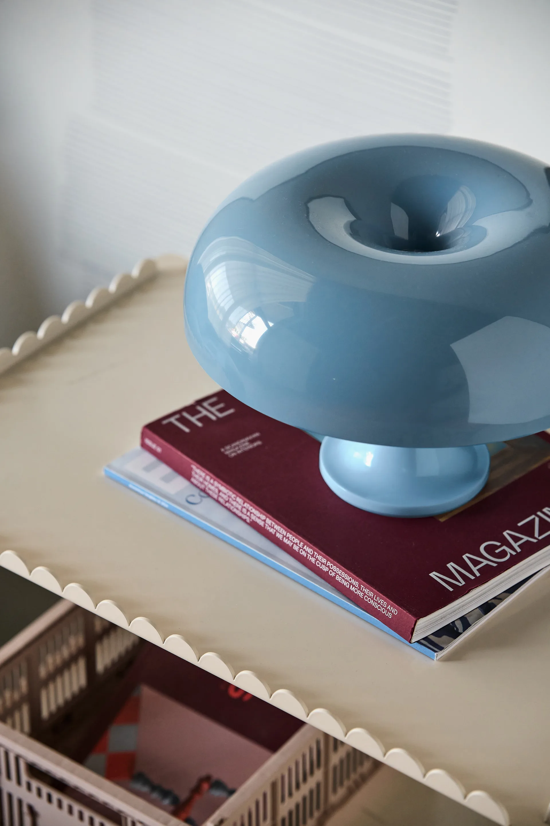 Nessino bordlampe Special Edition Ø32 cm, Dove Blue Artemide