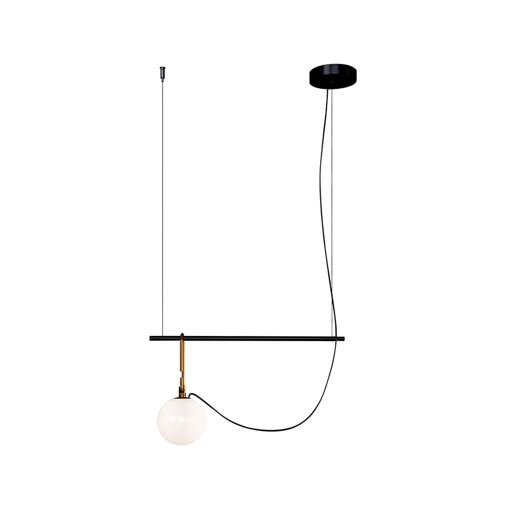 Artemide nh S1 14 pendel sort-messing