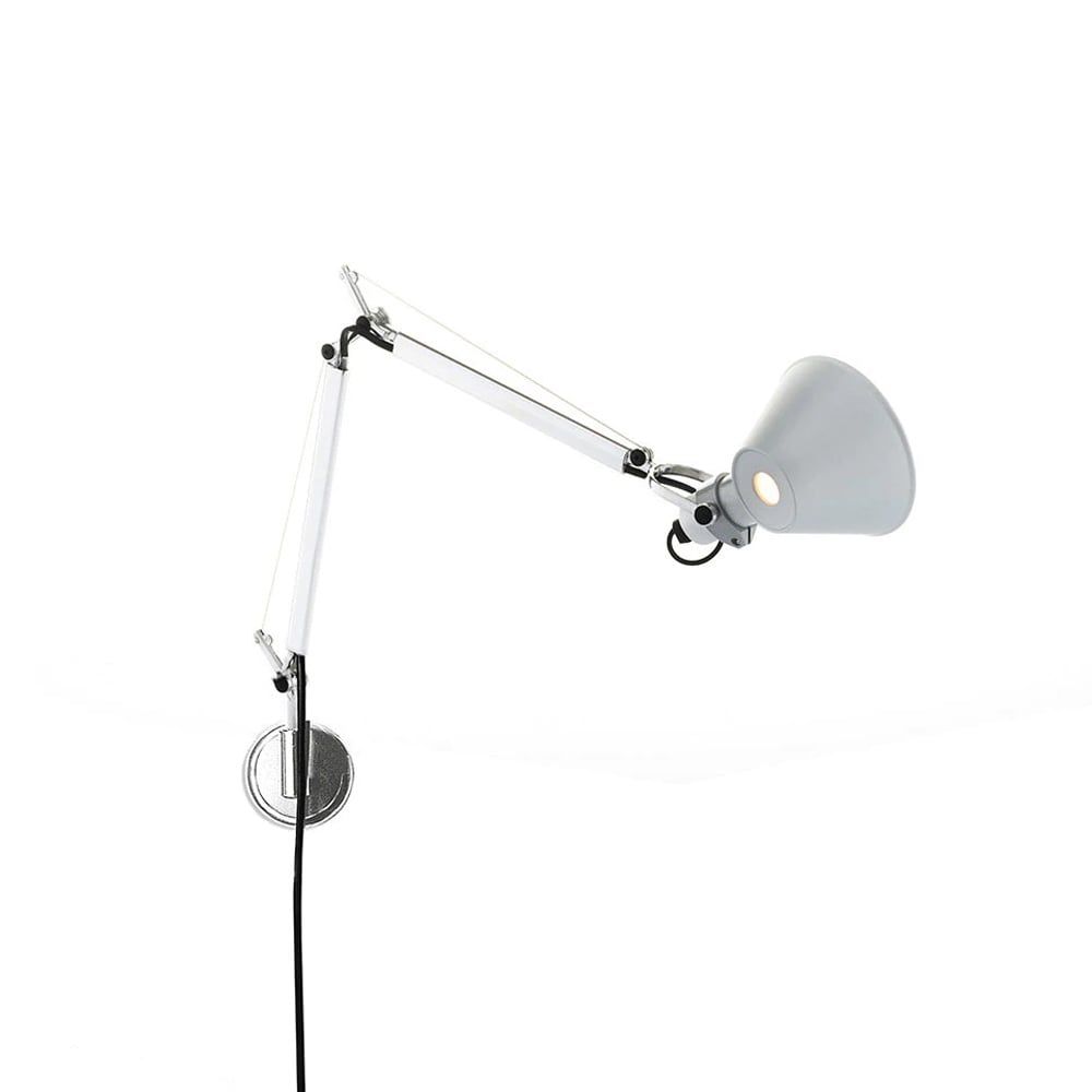 Artemide Tolomeo Micro vegglampe aluminium | Skandinavisk Design | Vegglamper | Sølv