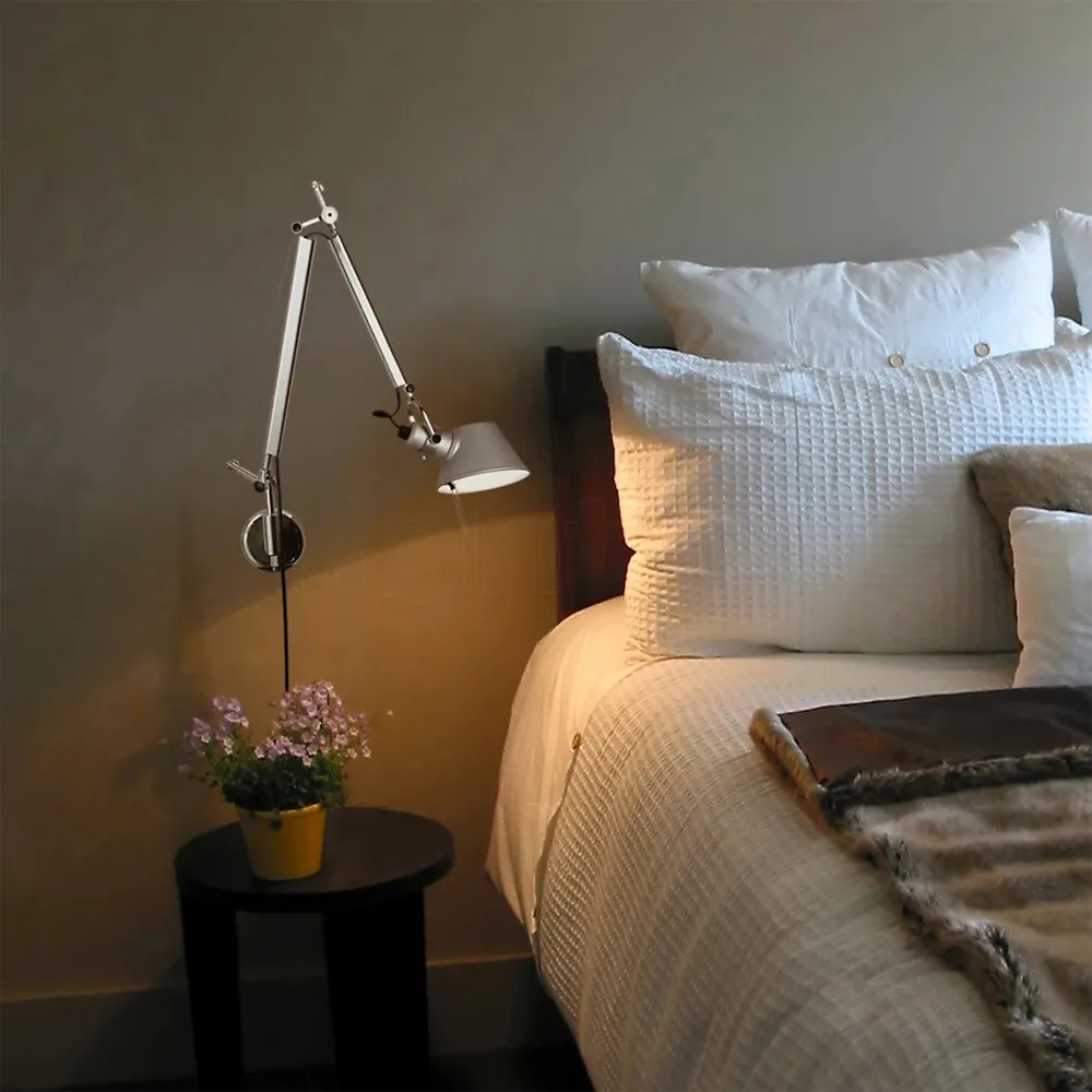 Tolomeo Micro vegglampe, aluminium Artemide