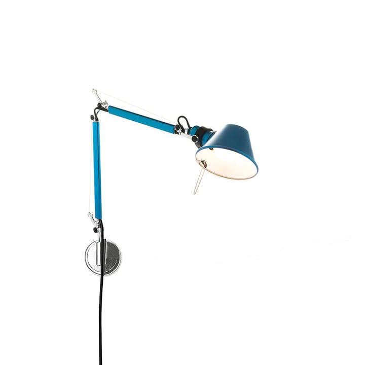 Tolomeo Micro vegglampe - anodized blue - Artemide