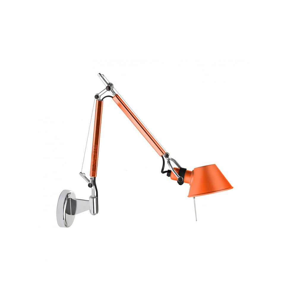 Bilde av Artemide Tolomeo Micro vegglampe anodized orange