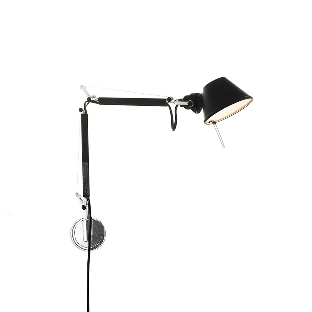 Bilde av Artemide Tolomeo Micro vegglampe black