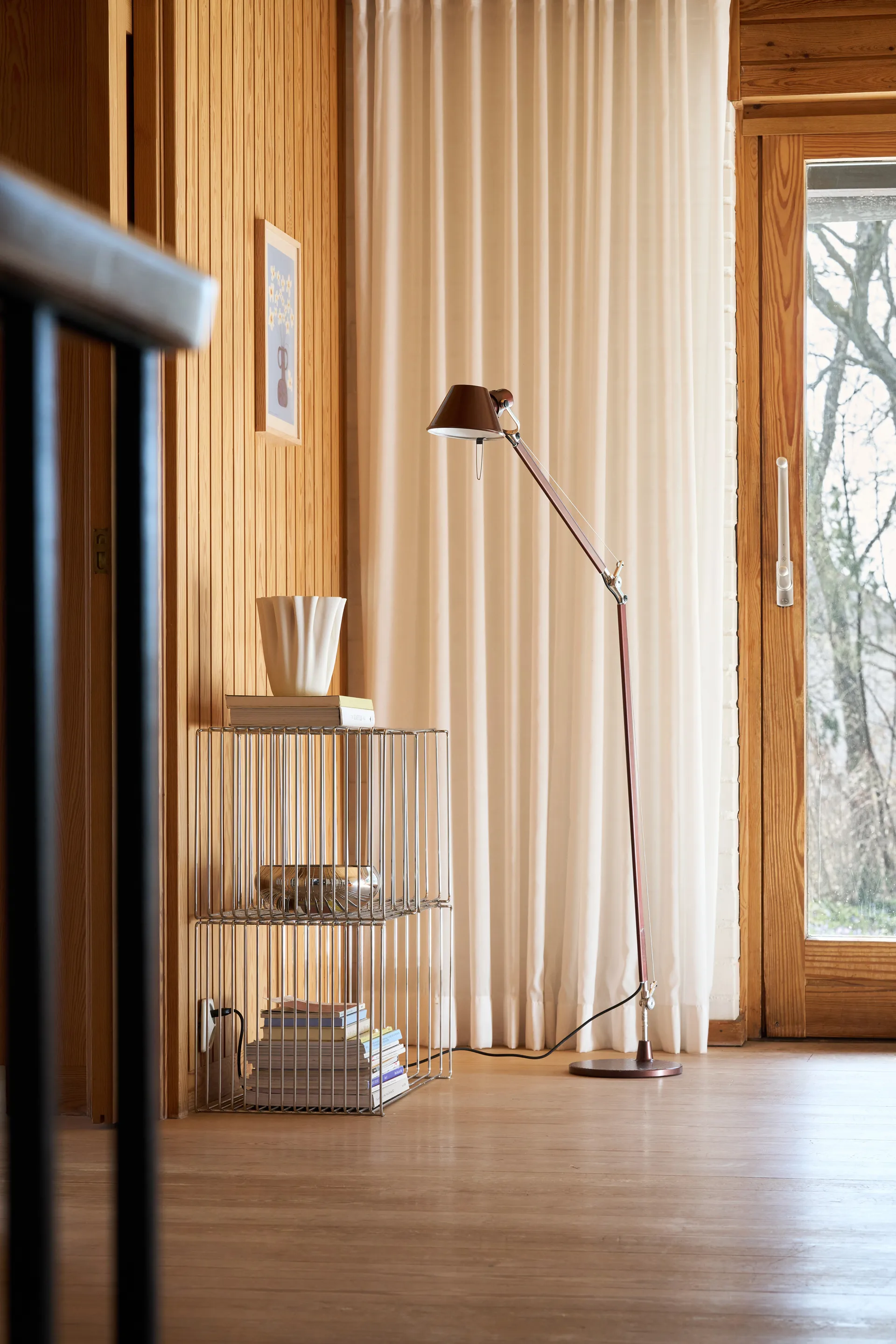 Tolomeo Reading gulvlampe E27 special edition - Brown metallic (brun) Artemide