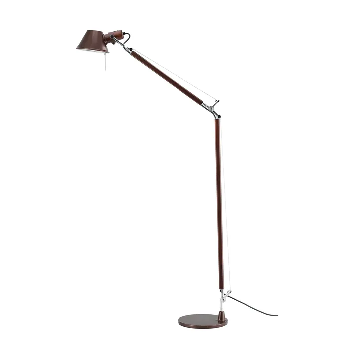 Tolomeo Reading gulvlampe E27 special edition - Brown metallic - Lampefot - Artemide