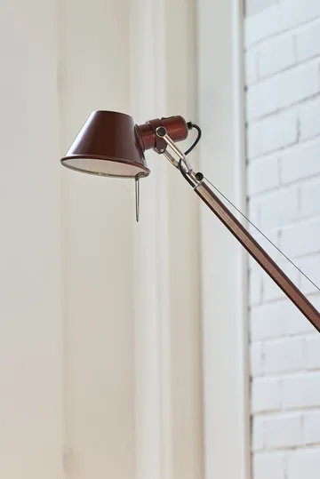 Tolomeo Reading gulvlampe E27 special edition - Brown metallic - Lampefot - Artemide