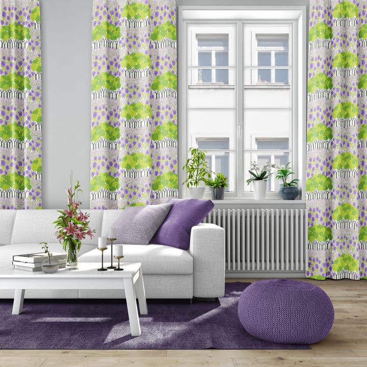 Allé stoff, Grønn-lilla Arvidssons Textil