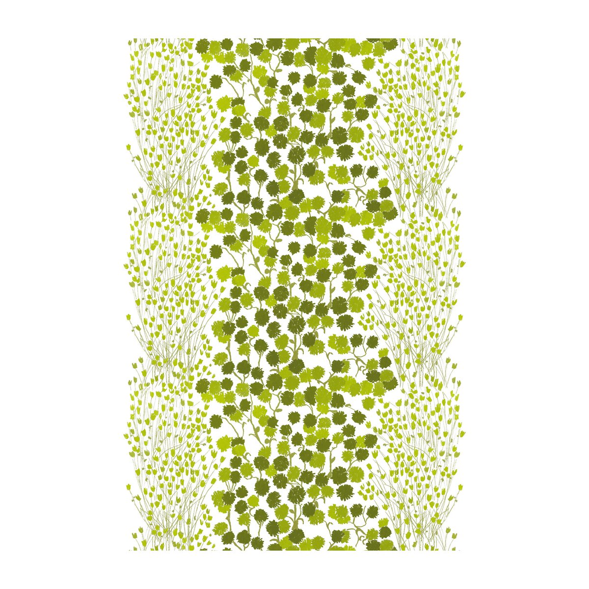 Bilde av Arvidssons Textil Ängen stoff Grønn