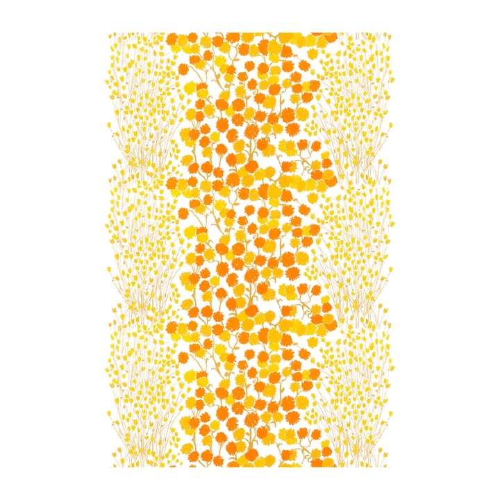 Ängen stoff - Gul-oransje - Arvidssons Textil