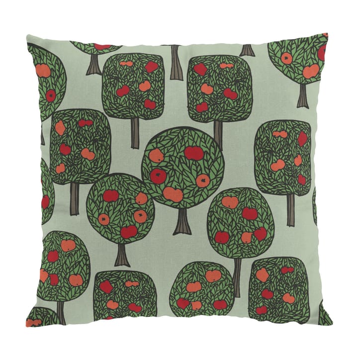 Äppelskogen putetrekk 47 x 47 cm - Grønn-rød - Arvidssons Textil