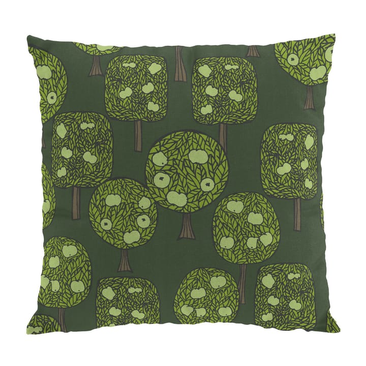 Äppelskogen putetrekk 47 x 47 cm - Mørkegrønn - Arvidssons Textil