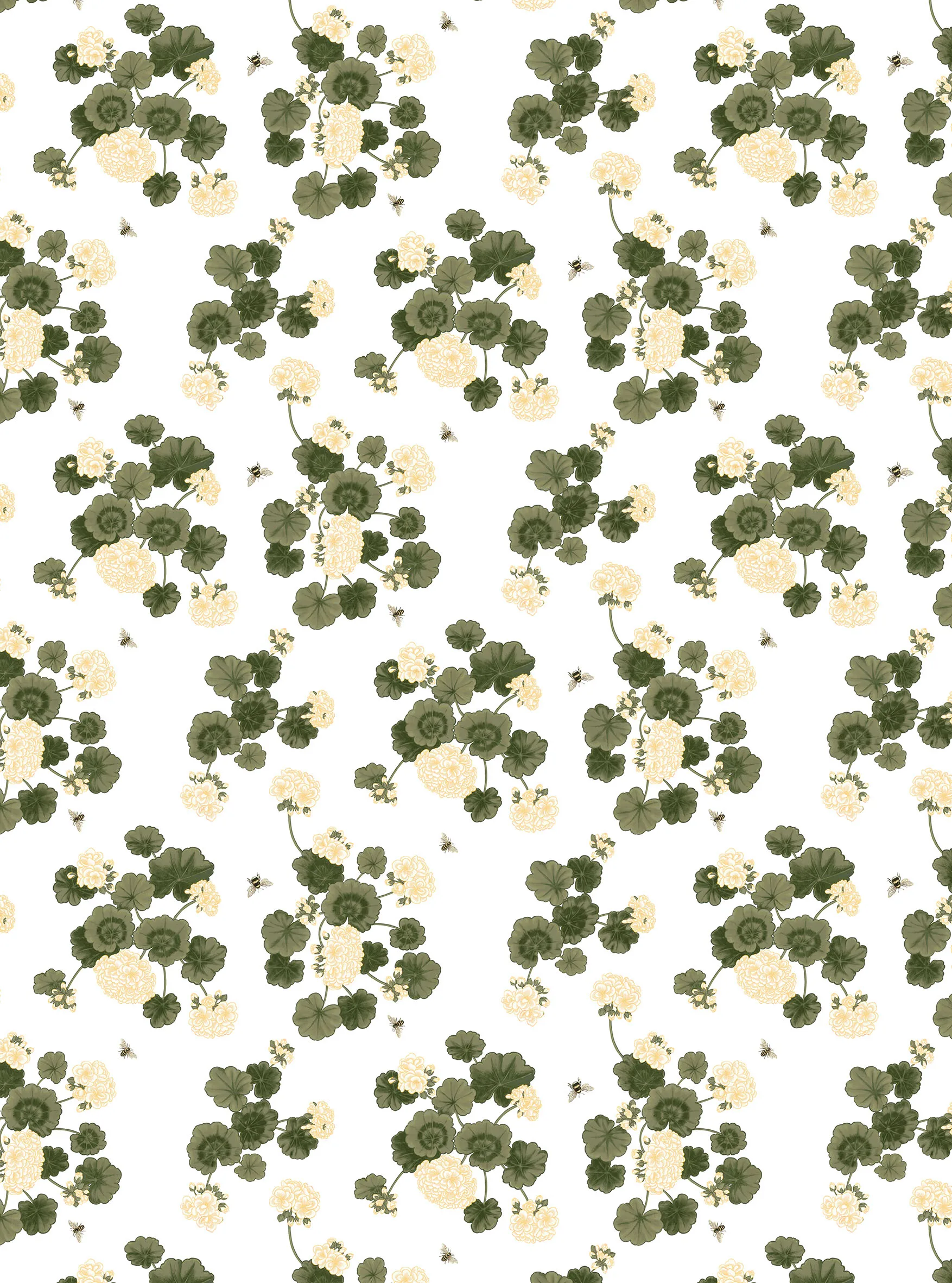 Astrid voksduk, Gul-grønn Arvidssons Textil