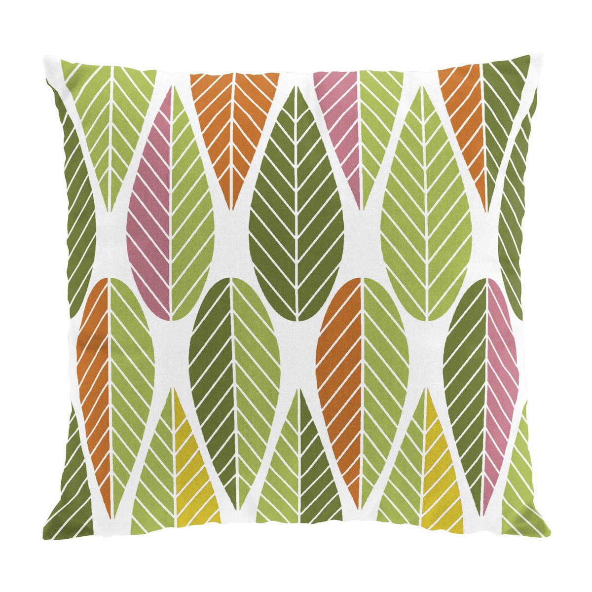 Bilde av Arvidssons Textil Blader putevar 47 x 47 cm Grønn