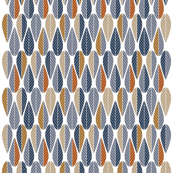 Blader stoff - Blå - Arvidssons Textil