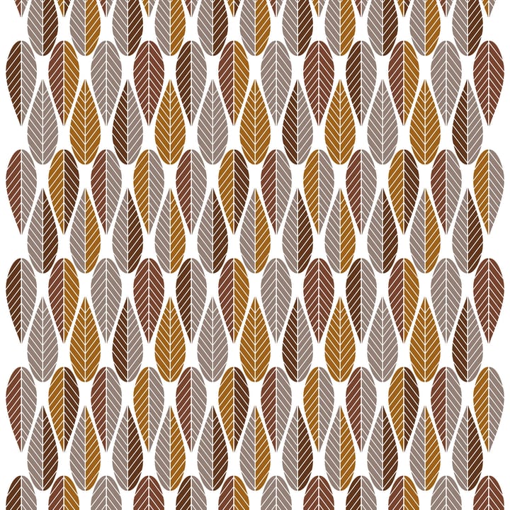 Blader stoff - Rust-brun - Arvidssons Textil