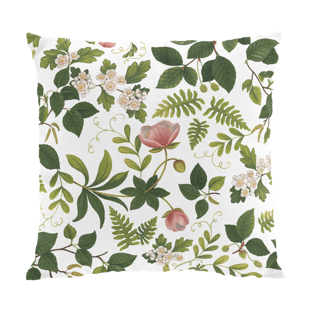 Bilde av Arvidssons Textil Blomsterlund putetrekk 47x47 cm Grønn