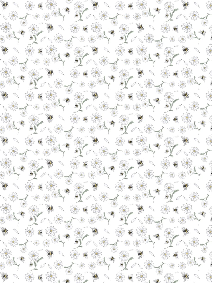 Blomstersurr voksduk - Beige - Arvidssons Textil