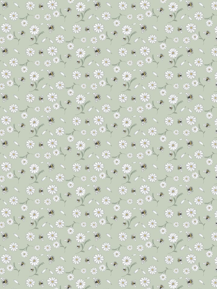 Blomstersurr voksduk - Grønn - Arvidssons Textil