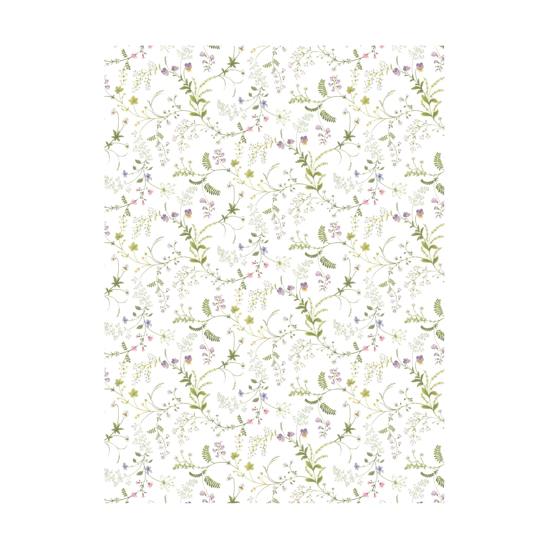 Blomsteryra stoff, Grønn Arvidssons Textil