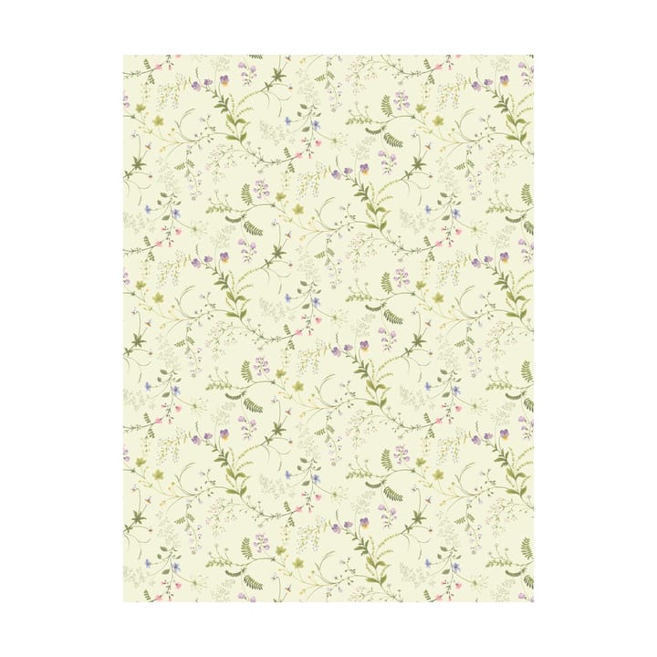 Blomsteryra stoff - Gul - Arvidssons Textil